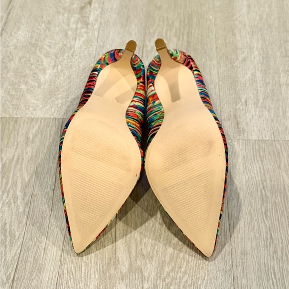 Prabal Gurung Women’s Multi Colored Print Size 7.5 (Limited Edition) - Picture 14 of 15